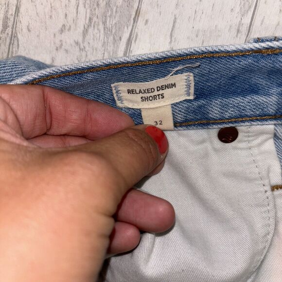 Womens Size 32 Madewell Relaxed Denim Shorts EUC - Picture 5 of 6